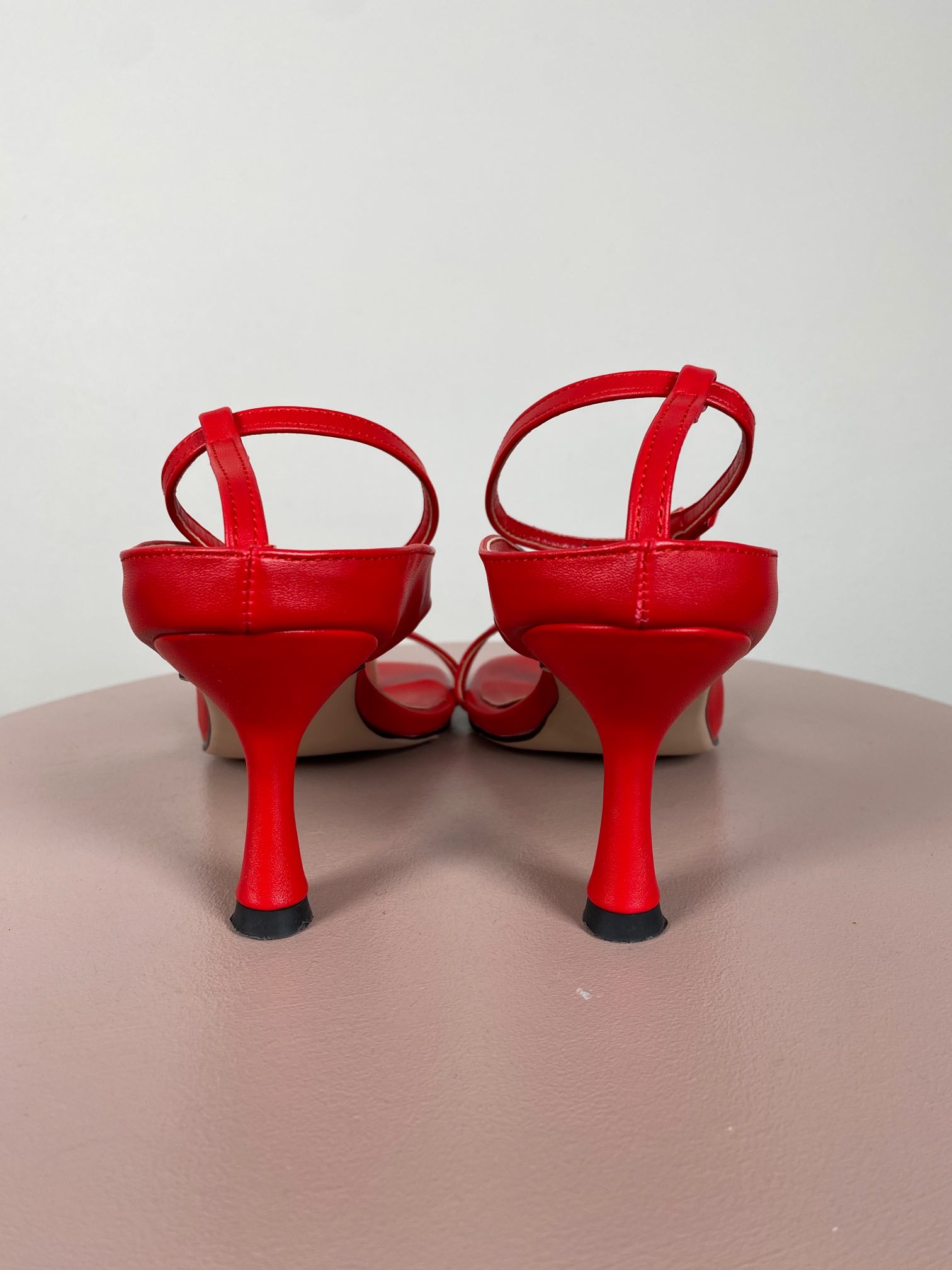 Melange de Luxe str. 38 <br/b> røde sandaler - Billede 2