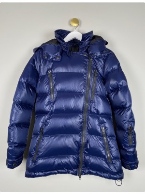 SOS str. 34 <br/> blå vinterjakke