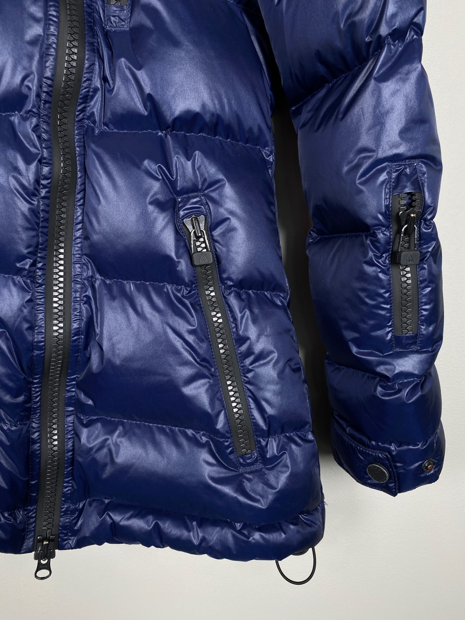 SOS str. 34 <br/> blå vinterjakke - Billede 5