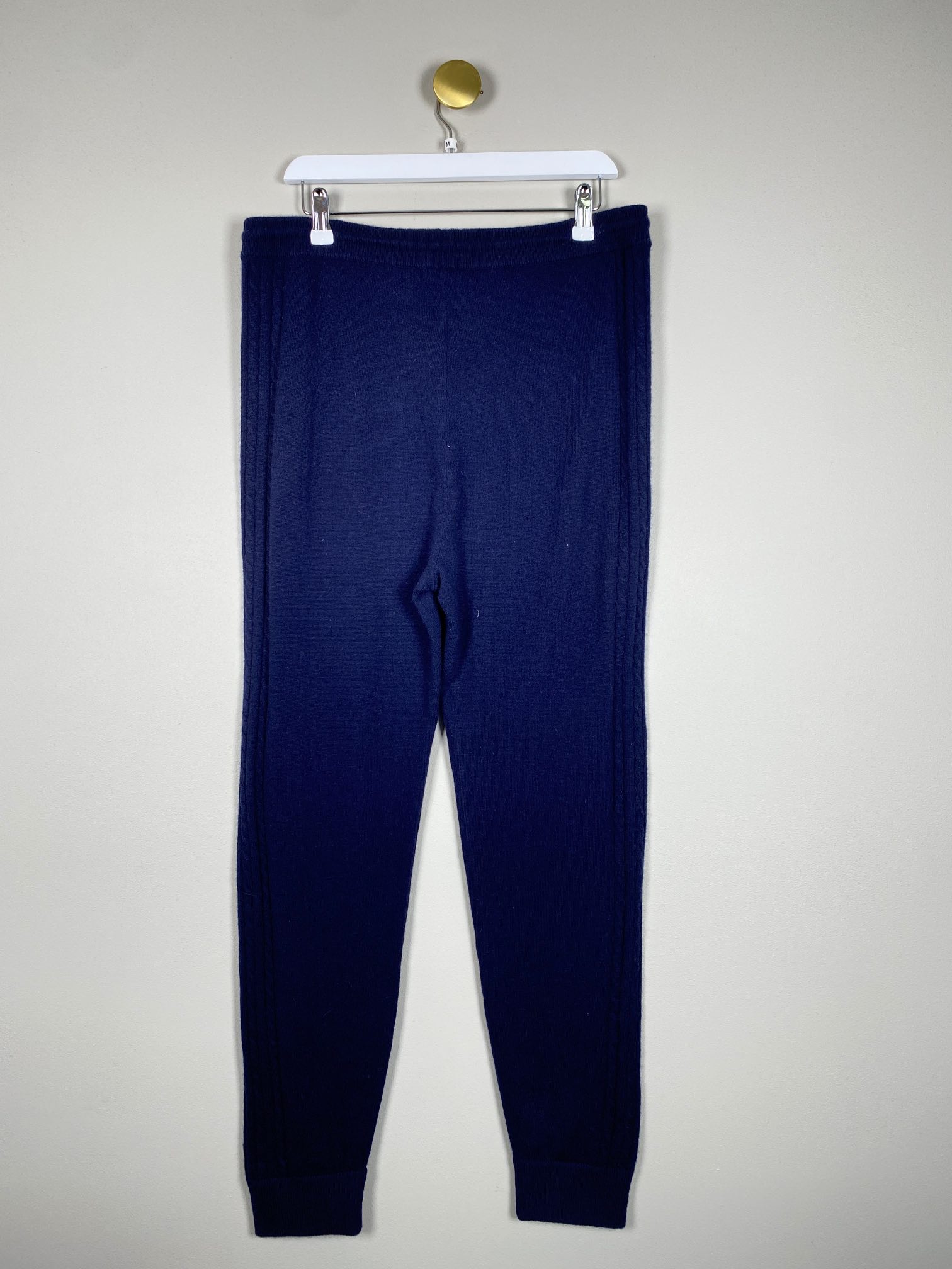 Phil & Wee str. m <br/> Marineblå lommer og kabelstrik i siden - Billede 3