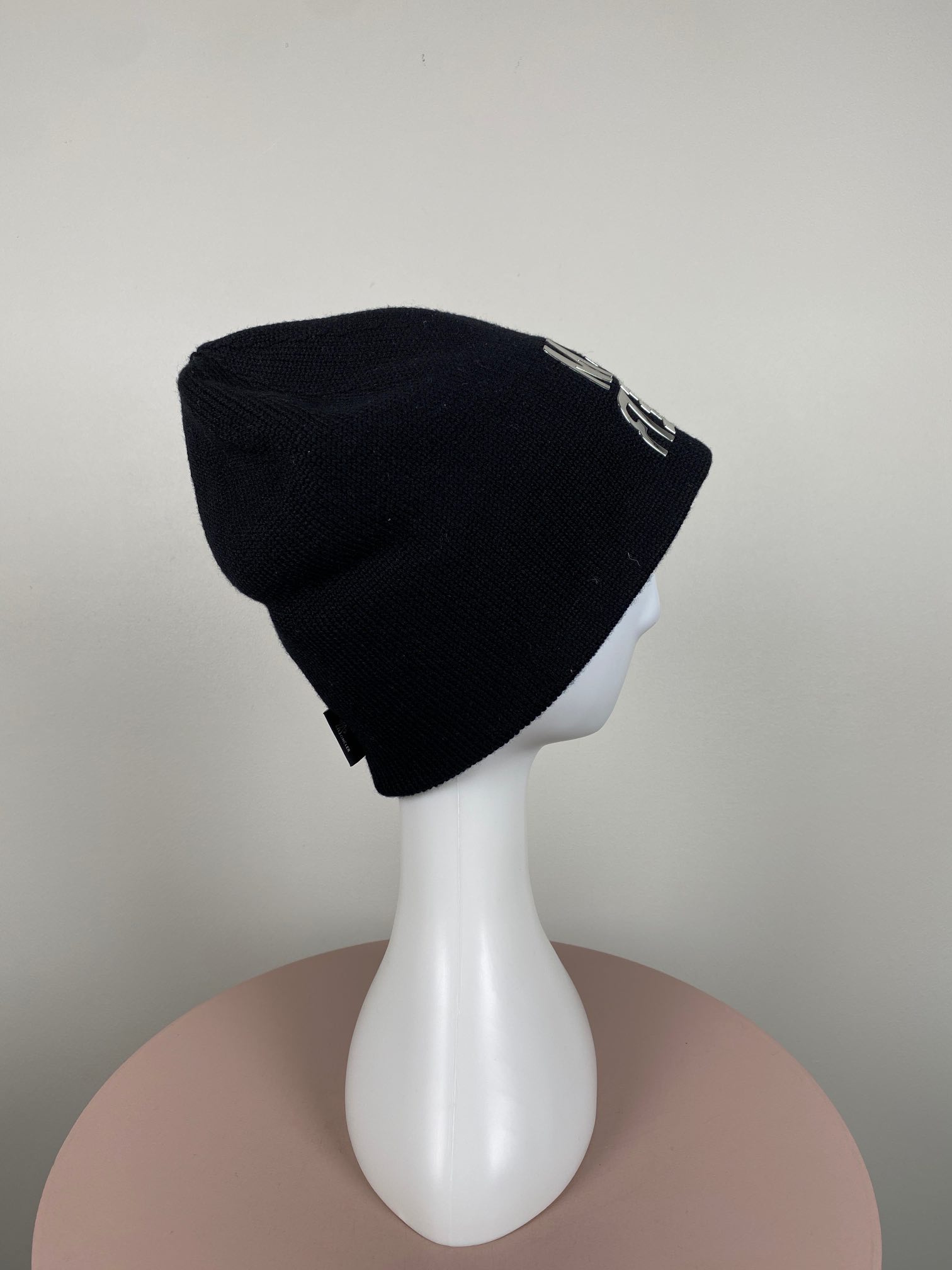 Moncler str. L <br/> sort hus med logo - Billede 5