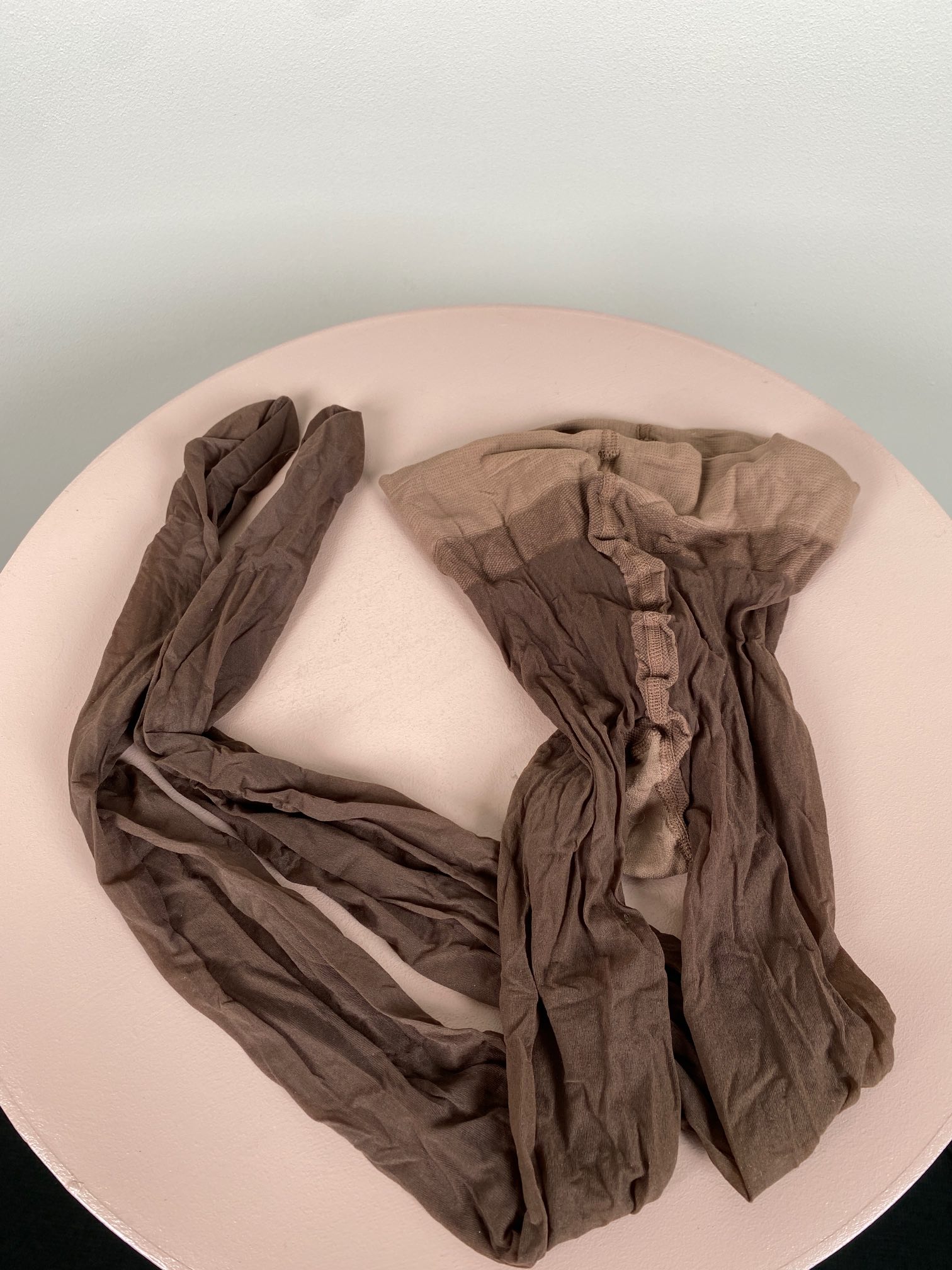 Nylon strømpebuks str. 38 Anthrazit