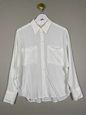 MNG str. XS <br/> hvid skjorte