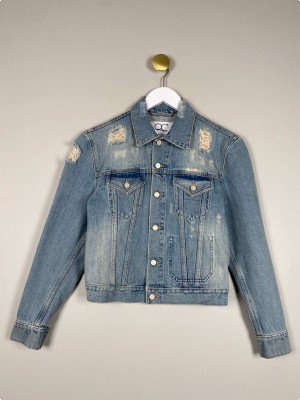 Quantum Courage str. XS <br/> lysblå denimjakke