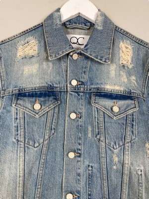 Quantum Courage str. XS <br/> lysblå denimjakke