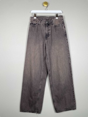 Weekday str. XS <br/> grå jeans med brede ben