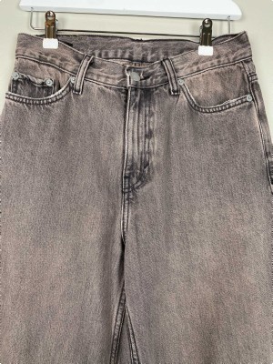 Weekday str. XS <br/> grå jeans med brede ben