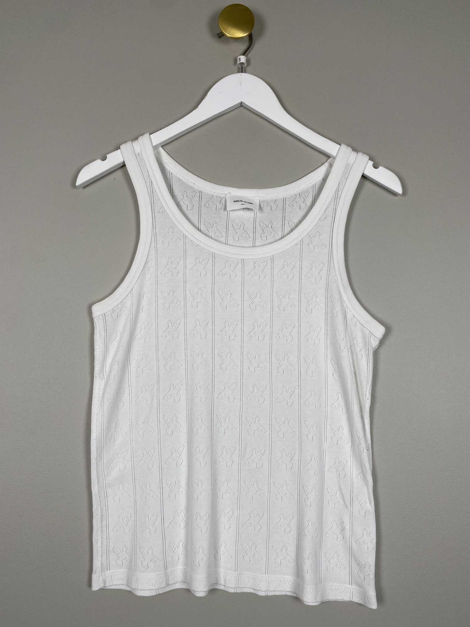 Wood Wood str. S <br/> hvid top