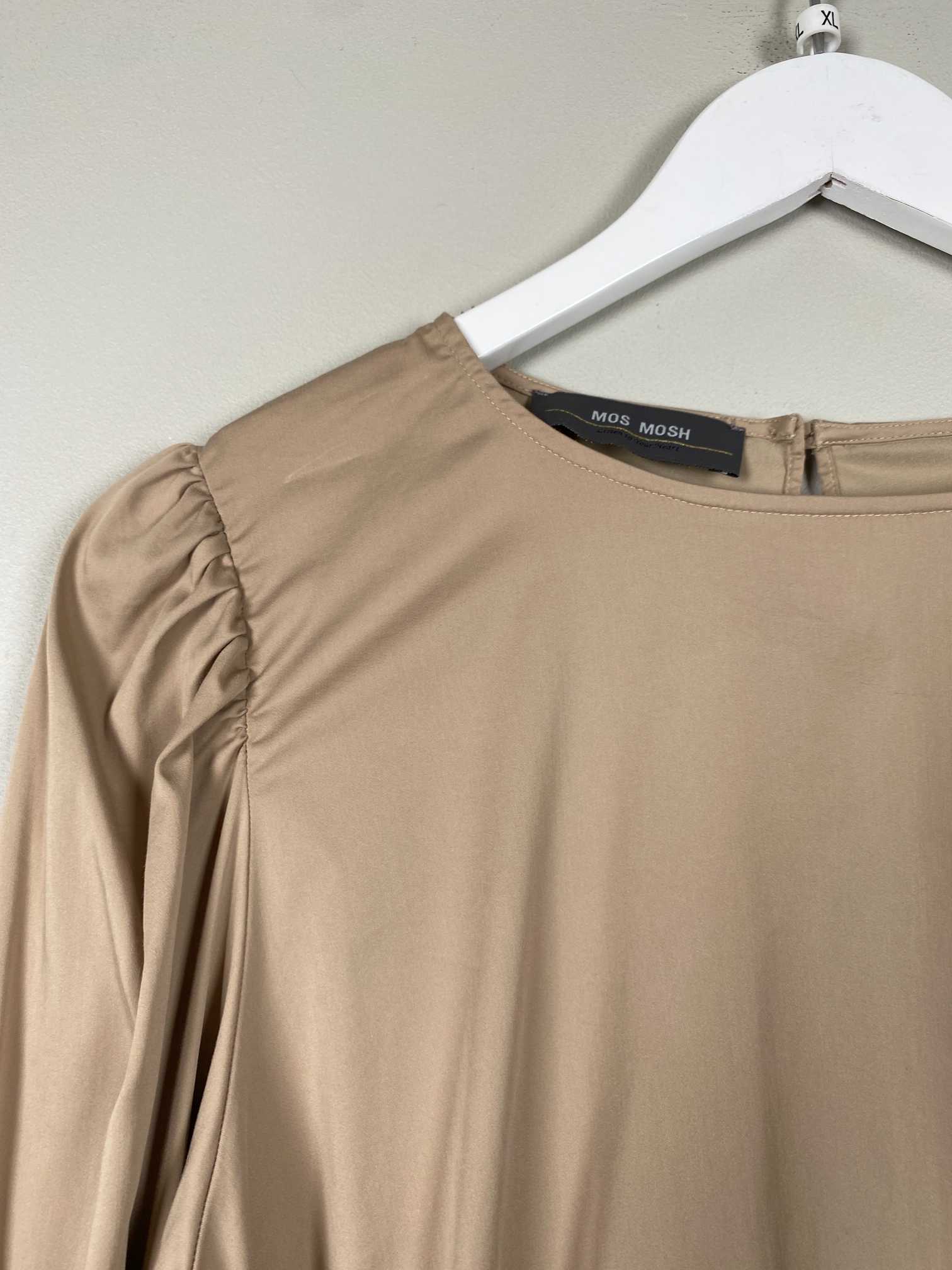 Mos Mosh str. XL <br/> brun bluse med stretch - Billede 2