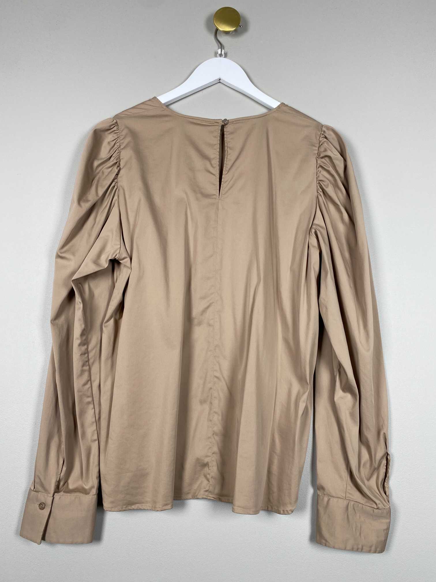 Mos Mosh str. XL <br/> brun bluse med stretch - Billede 3