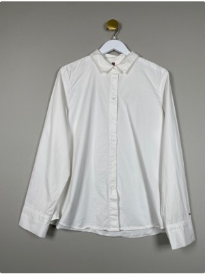 Tommy Hilfiger str. 42 <br/> hvid skjorte