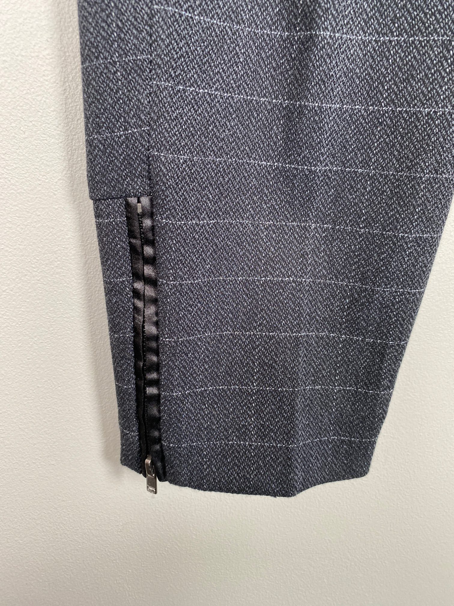 Mos Mosh str. 40 <br/> gråblå bukser med tern - Billede 3