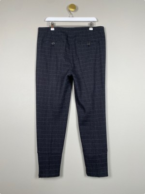 Mos Mosh str. 40 <br/> gråblå bukser med tern