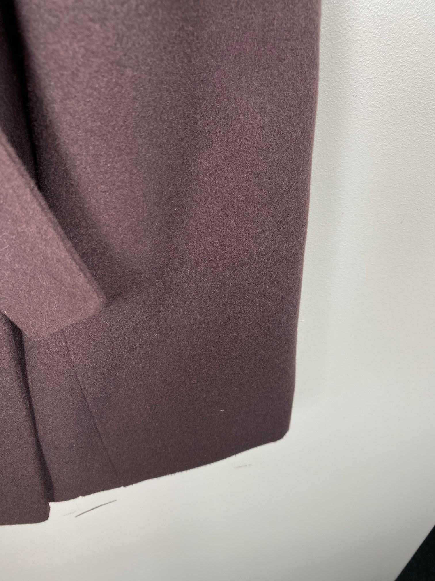 Soaked str. XL <br/> lang brun uldfrakke - Billede 5