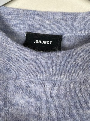 Object str. S <br/> dueblå strik