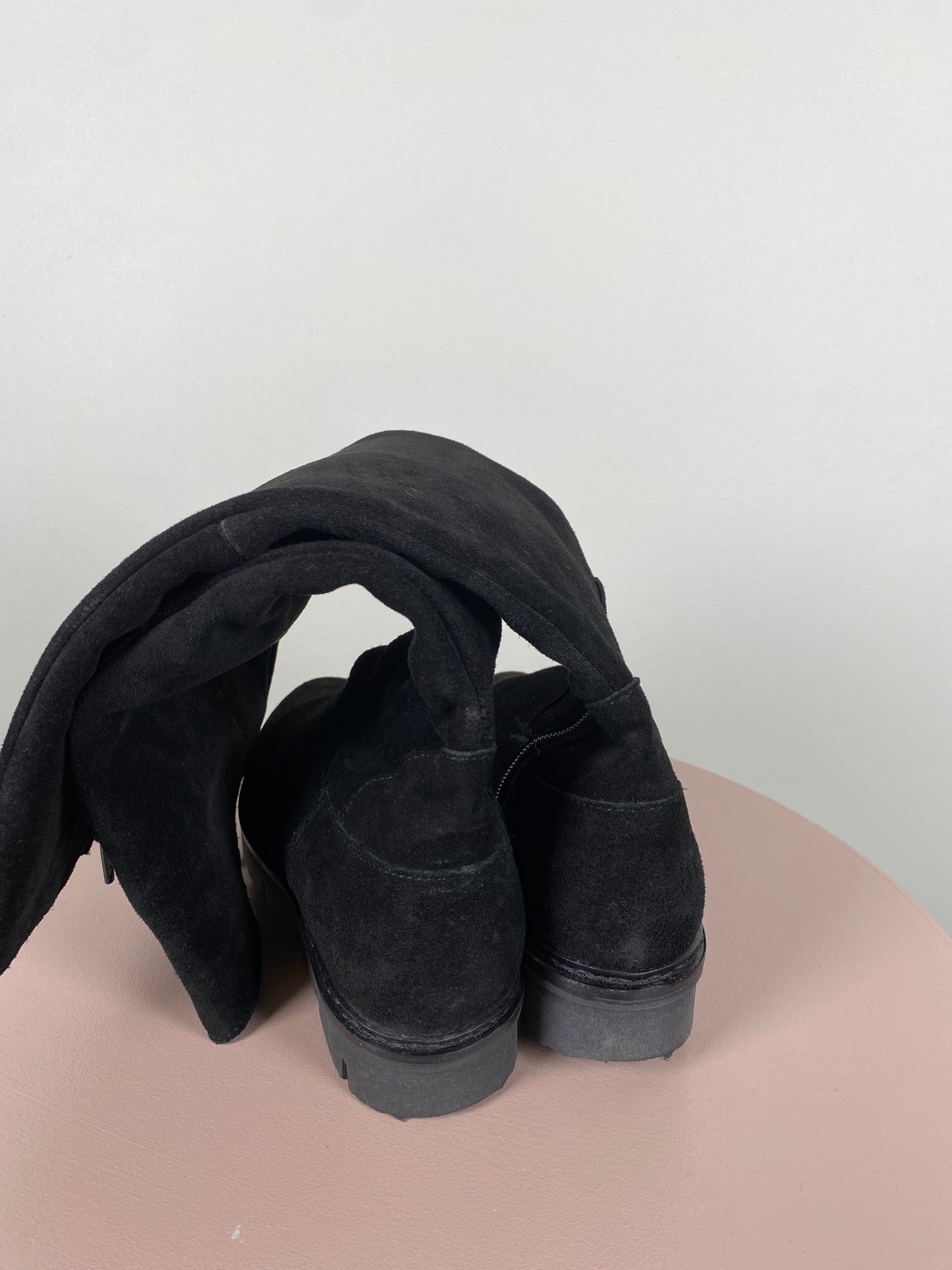 Blanco str. 35 <br/> Sort lang ruskindsstøvle - Billede 5