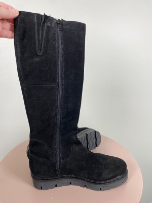 Blanco str. 35 <br/> Sort lang ruskindsstøvle