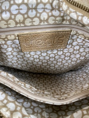 Treats <br/> beige læder taske