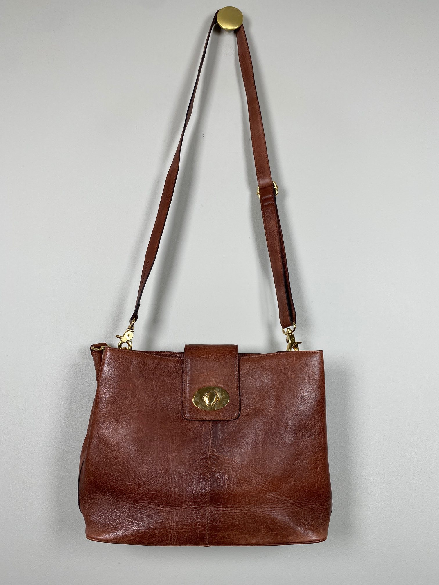 Re Designed <br/> taske brun læder