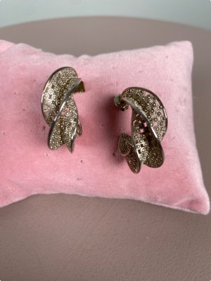 Øreringe twistet metal