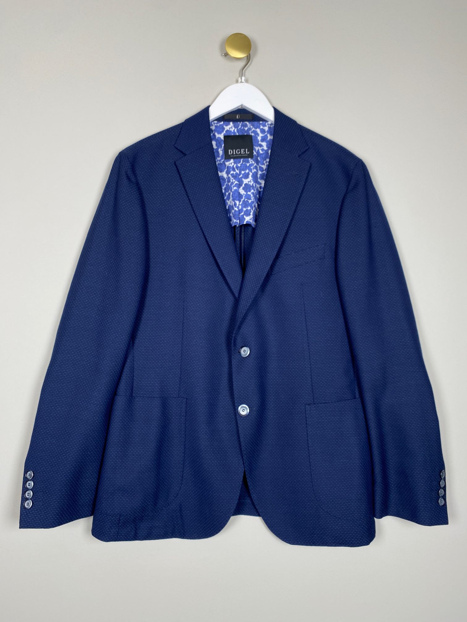 Digel str. L <br/> blå blazer