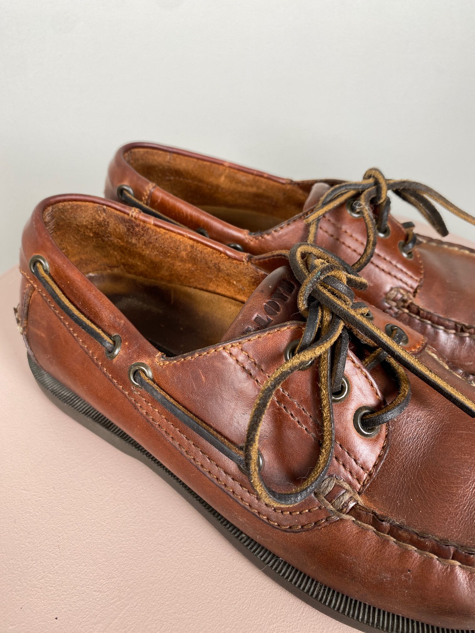 Lloyd str 41 <br/b> læder sejlersko - Billede 2