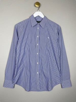 Lauren Ralph Lauren str. M <br/b> blåstribet skjorte