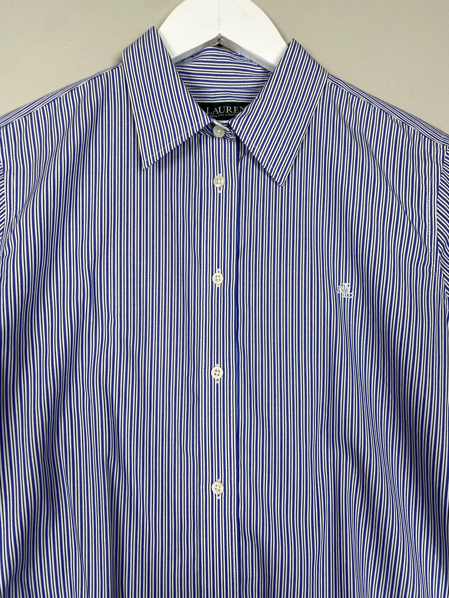 Lauren Ralph Lauren str. M <br/b> blåstribet skjorte - Billede 3