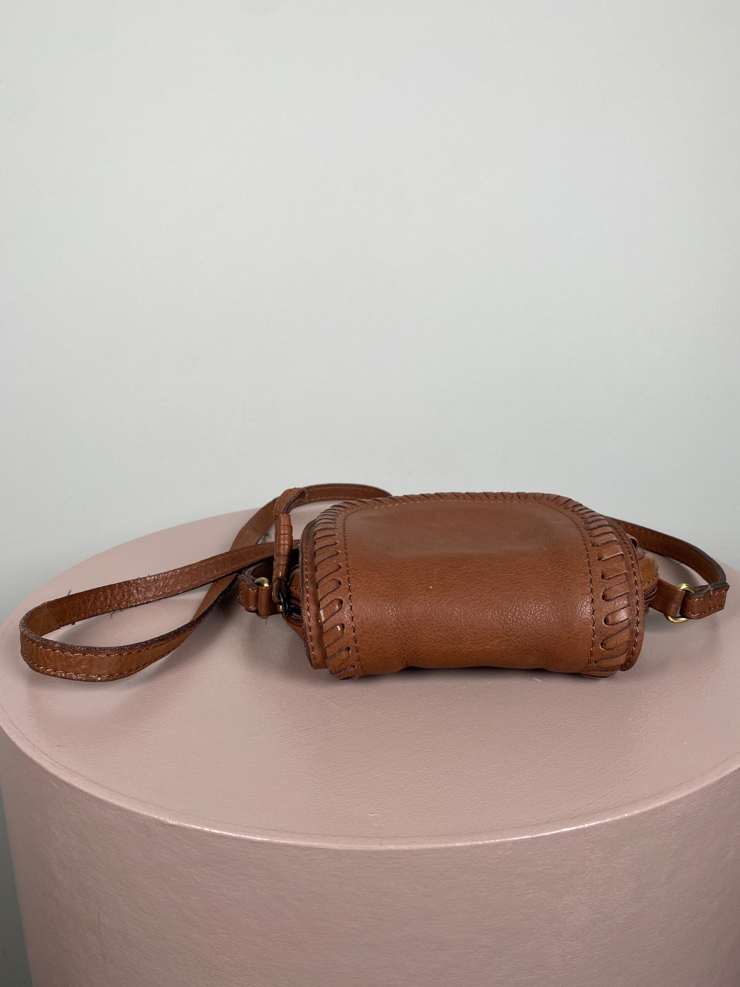 Aura skuldertaske i brun - Billede 5