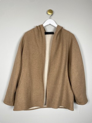 Zara str. M <br/> brun og beige blazer - jakke