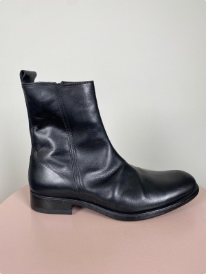 Fly London str. 42 <br/> sort støvlet (incl. box)