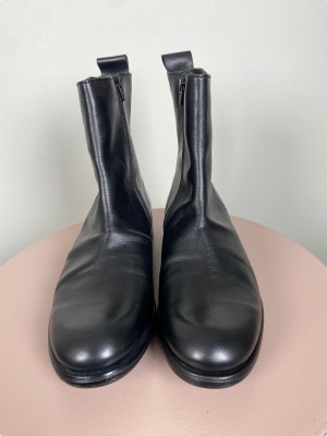 Fly London str. 42 <br/> sort støvlet (incl. box)