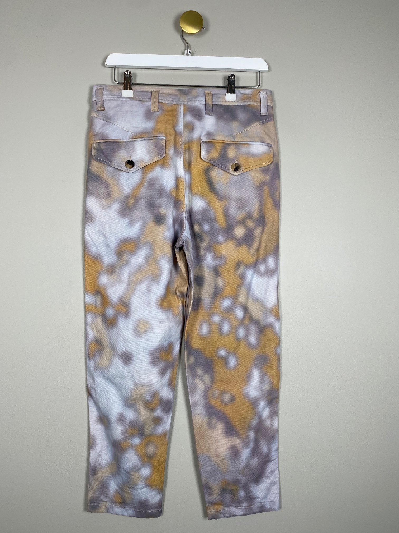 Acne Studios str. 44 <br/> bukser i lilla og orange mønster - Billede 3