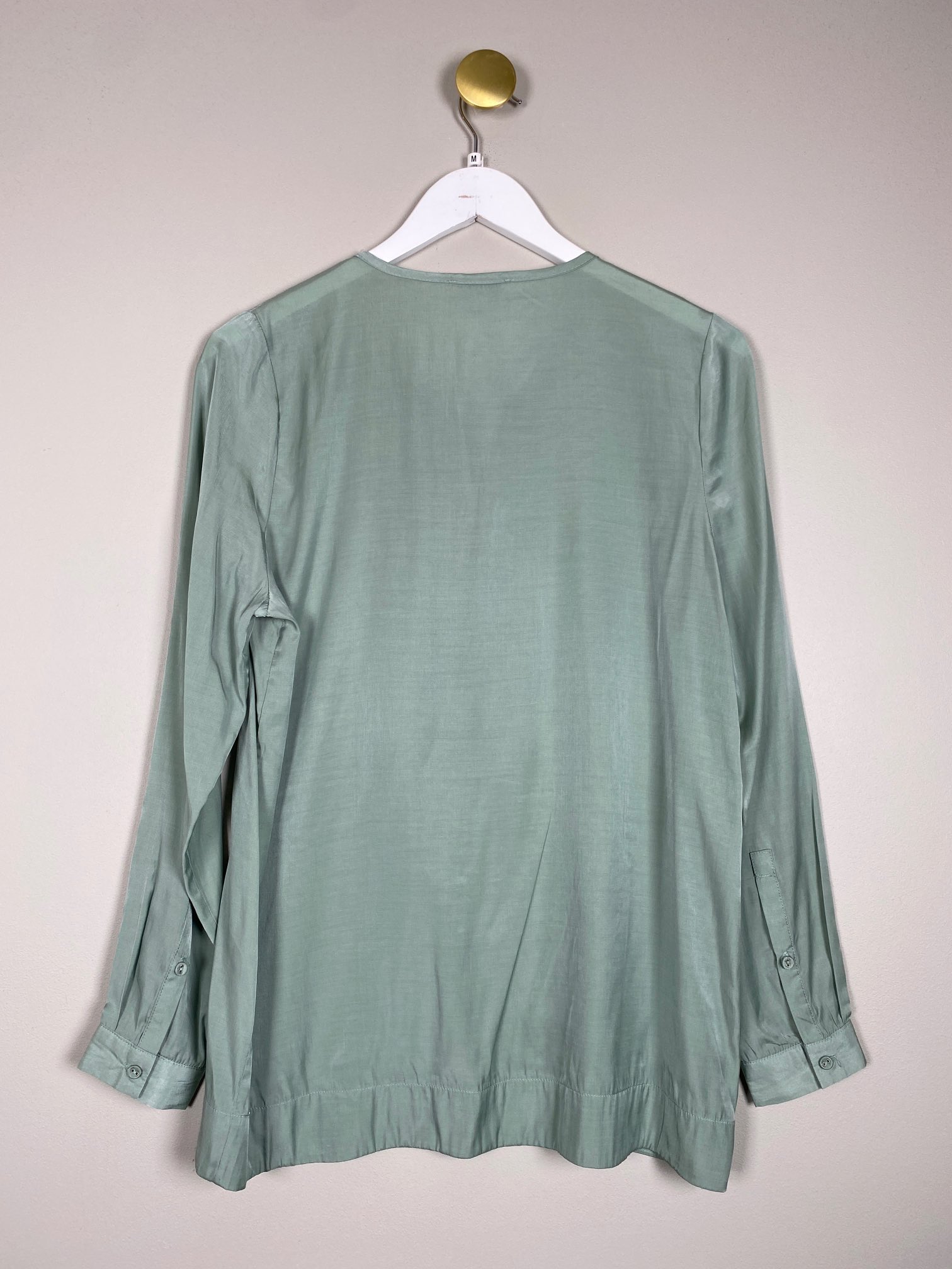 Day Birger et Mikkelsen str. M <br/> grøn bluse - Billede 3