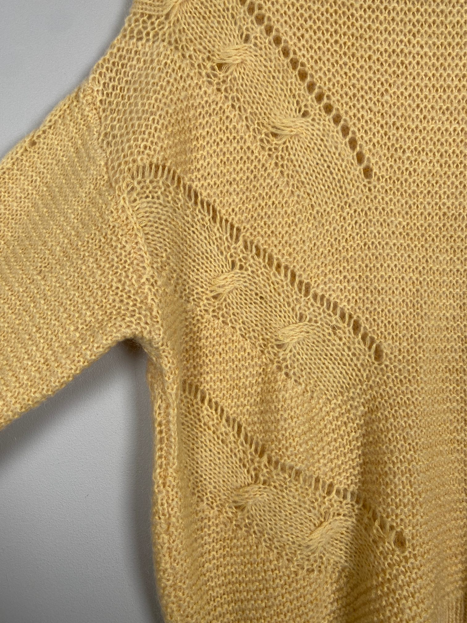 2ndday str. XL <br/> gul strik med hulmønster - Billede 2