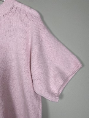 Second Female str. L <br/> lyserød strikbluse