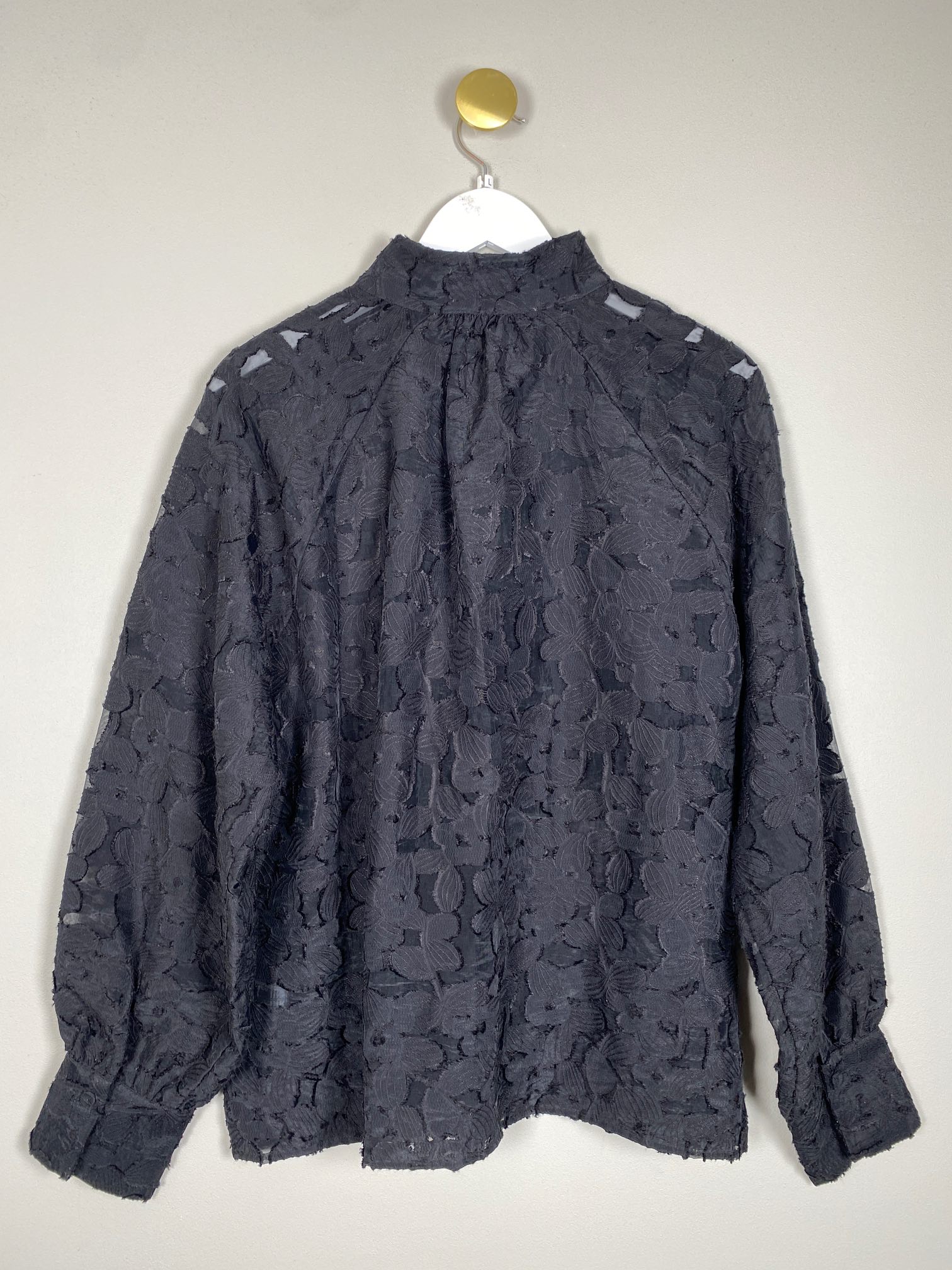 Second Female str. L <br/> sort blondeskjorte - Billede 3