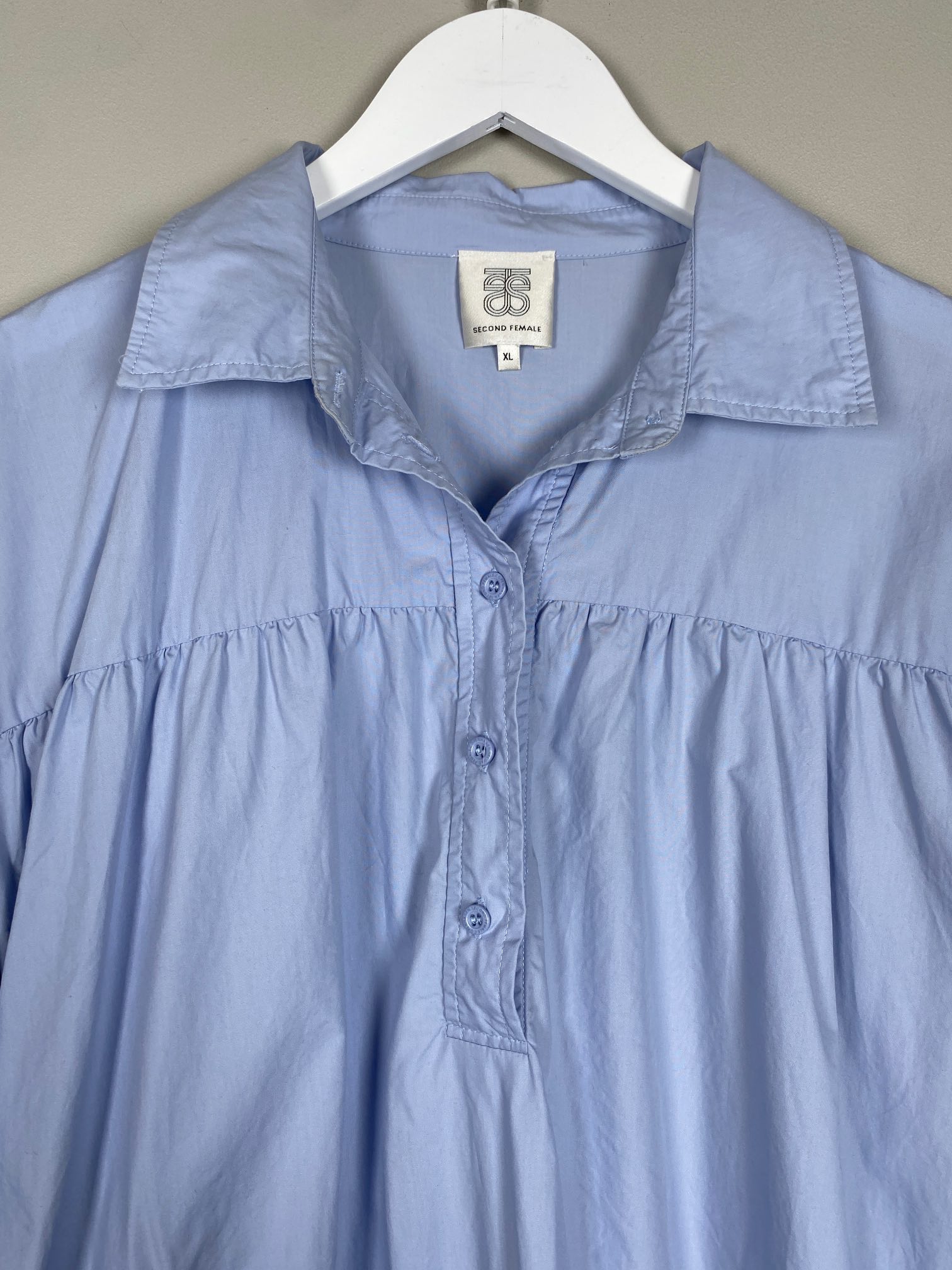 Second Female str. XL <br/> blå kjole - Billede 4