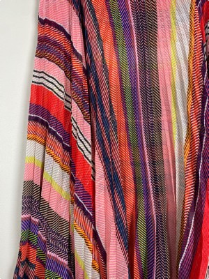 Birgitte Herskind str. 42 <br/> plisseret nederdel, multifarvet