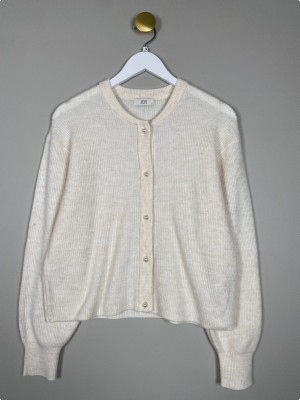 JDY str. M <br/> råhvid cardigan
