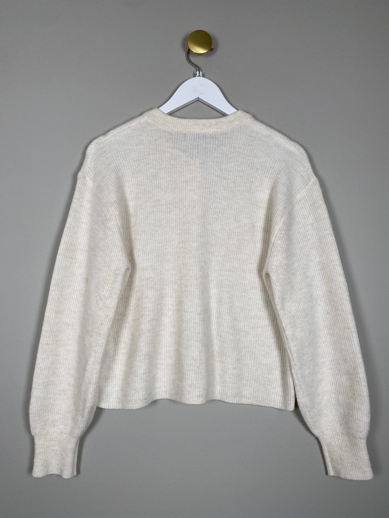 JDY str. M <br/> råhvid cardigan - Billede 3