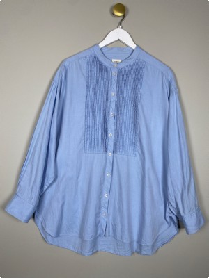 Second Female str. XL <br/> blå skjorte