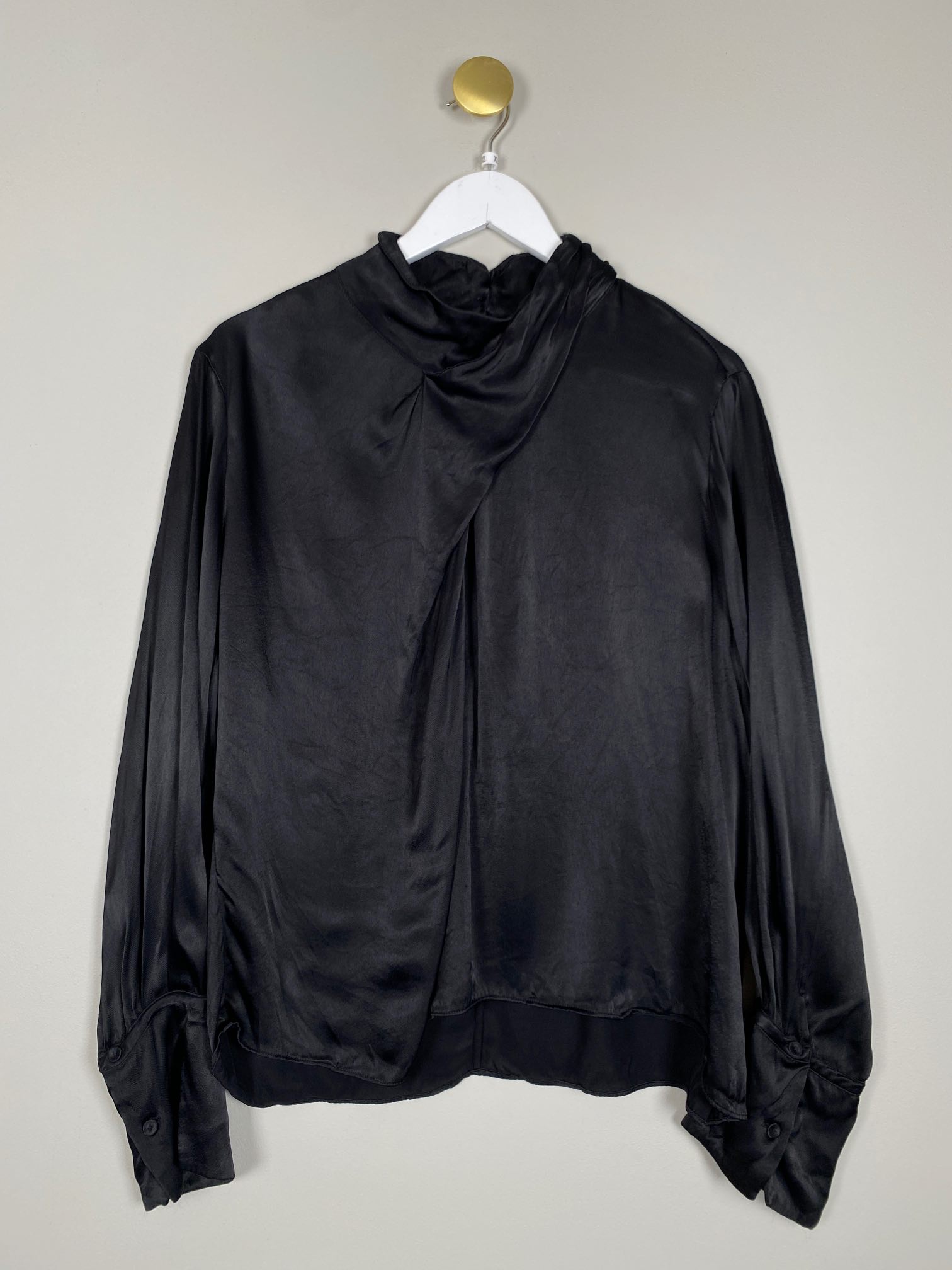 Second Female str. XL <br/> sort bluse