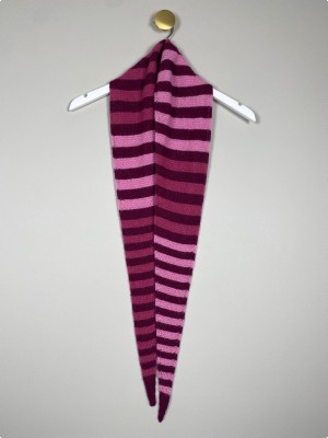 Sophie scarf i røde nuancer