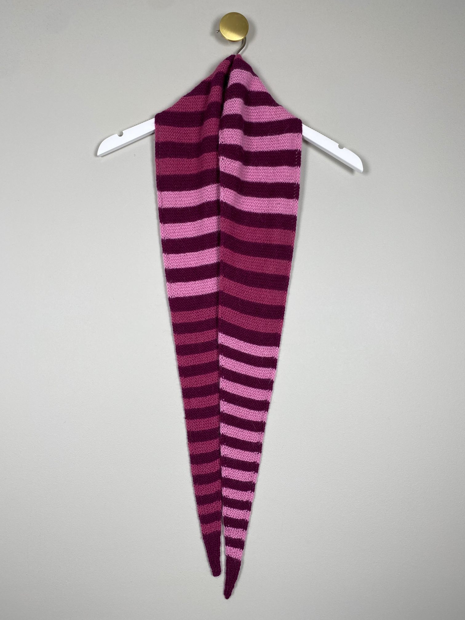 Sophie scarf i røde nuancer