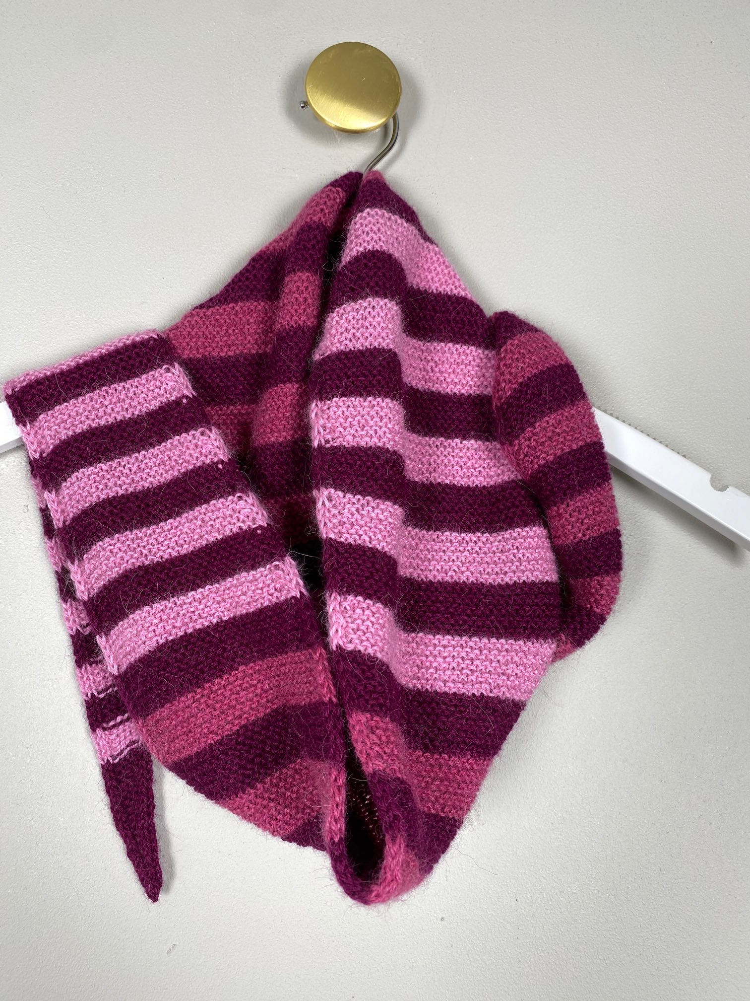 Sophie scarf i røde nuancer - Billede 2