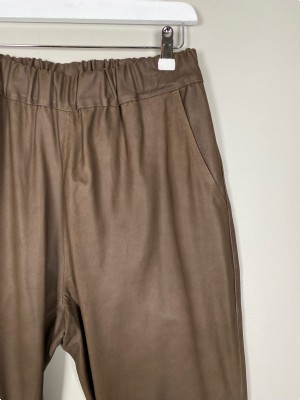 Depeche str. 40 <br/> brune skindbukser