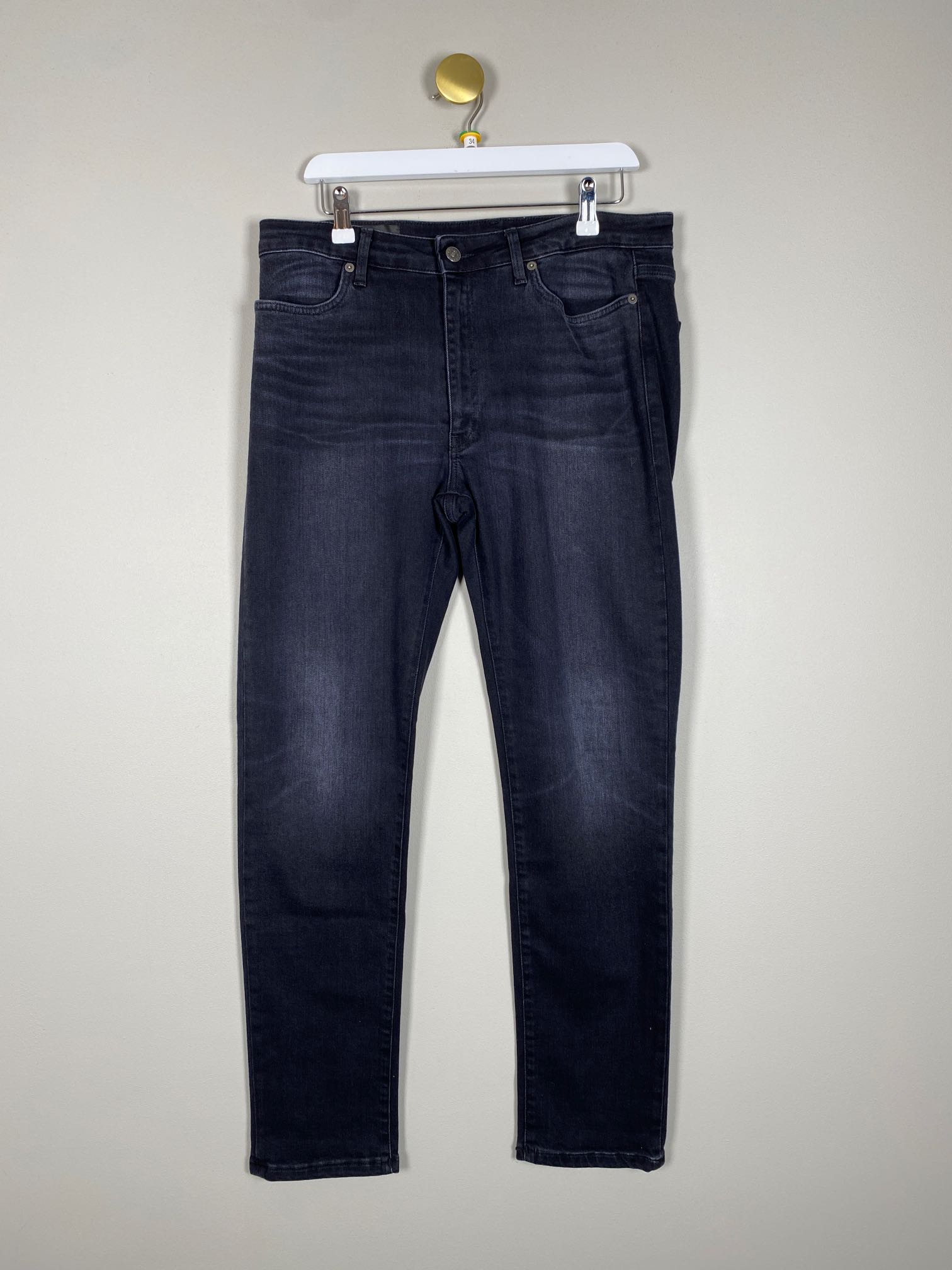 Dondup str. 32 <br/> mørkegrå jeans