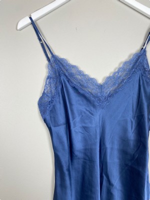 Intimissimi str. L <br/> blå blondetop