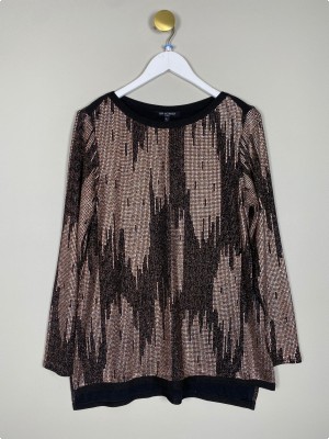 Ilse Jacobsen str. L <br/> bronze glimmerbluse